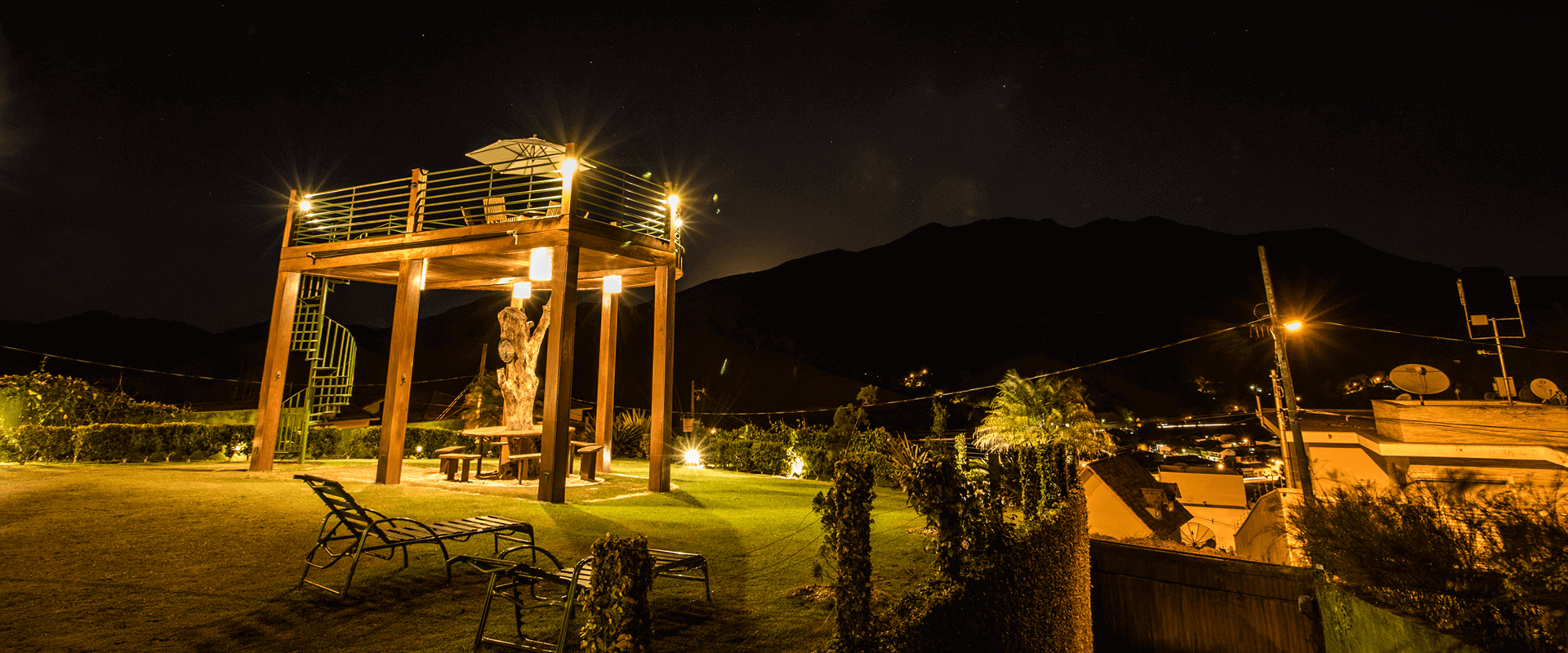 Mirante exclusivo da Pousada